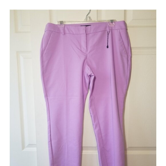 Express Columnist Ankle Low Rise Pants Blue Size 12R - Picture 1 of 7